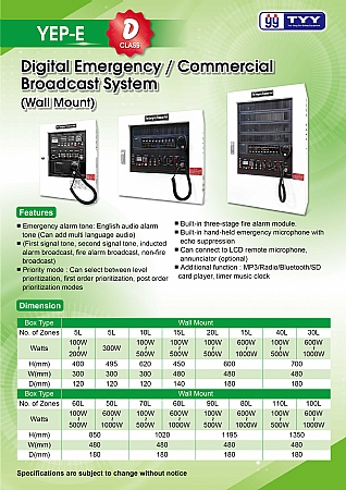 Digital Emergency / Commercial Broadcast System